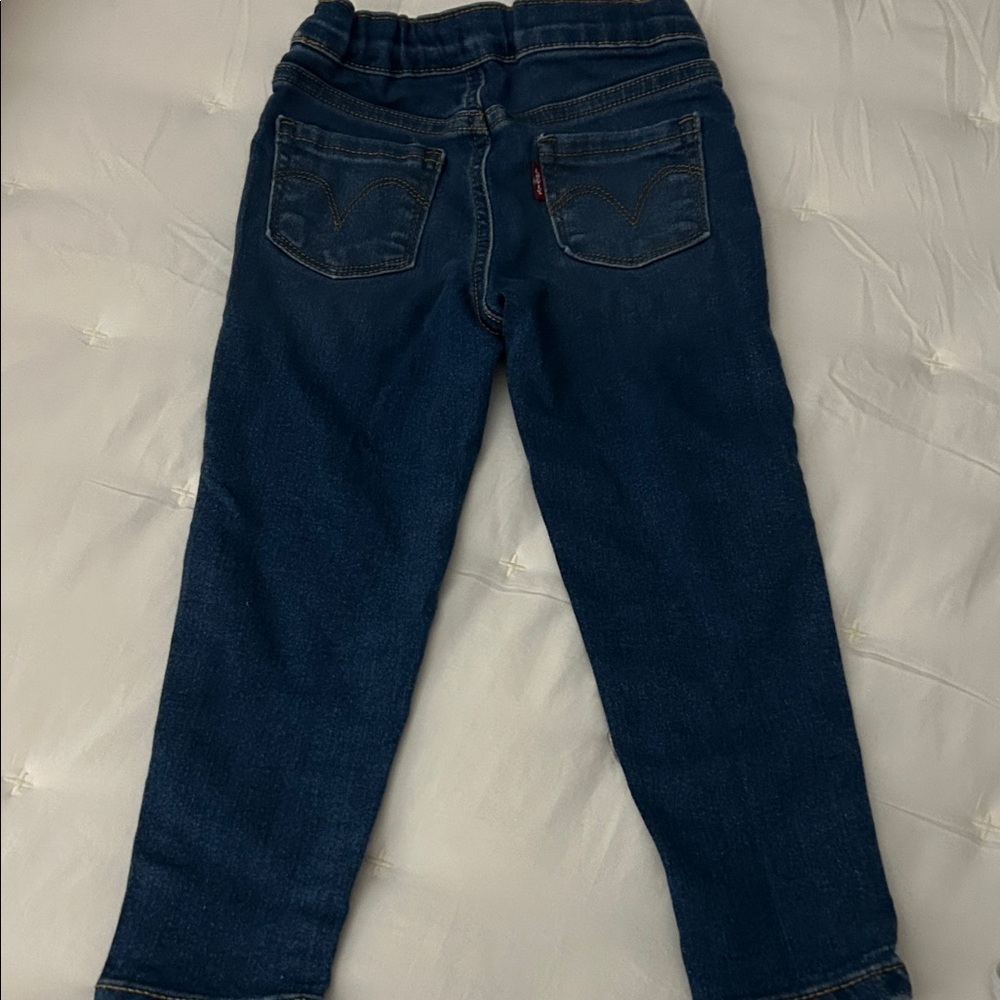 Levi's Dark Blue Pull-On Jeggings Toddler